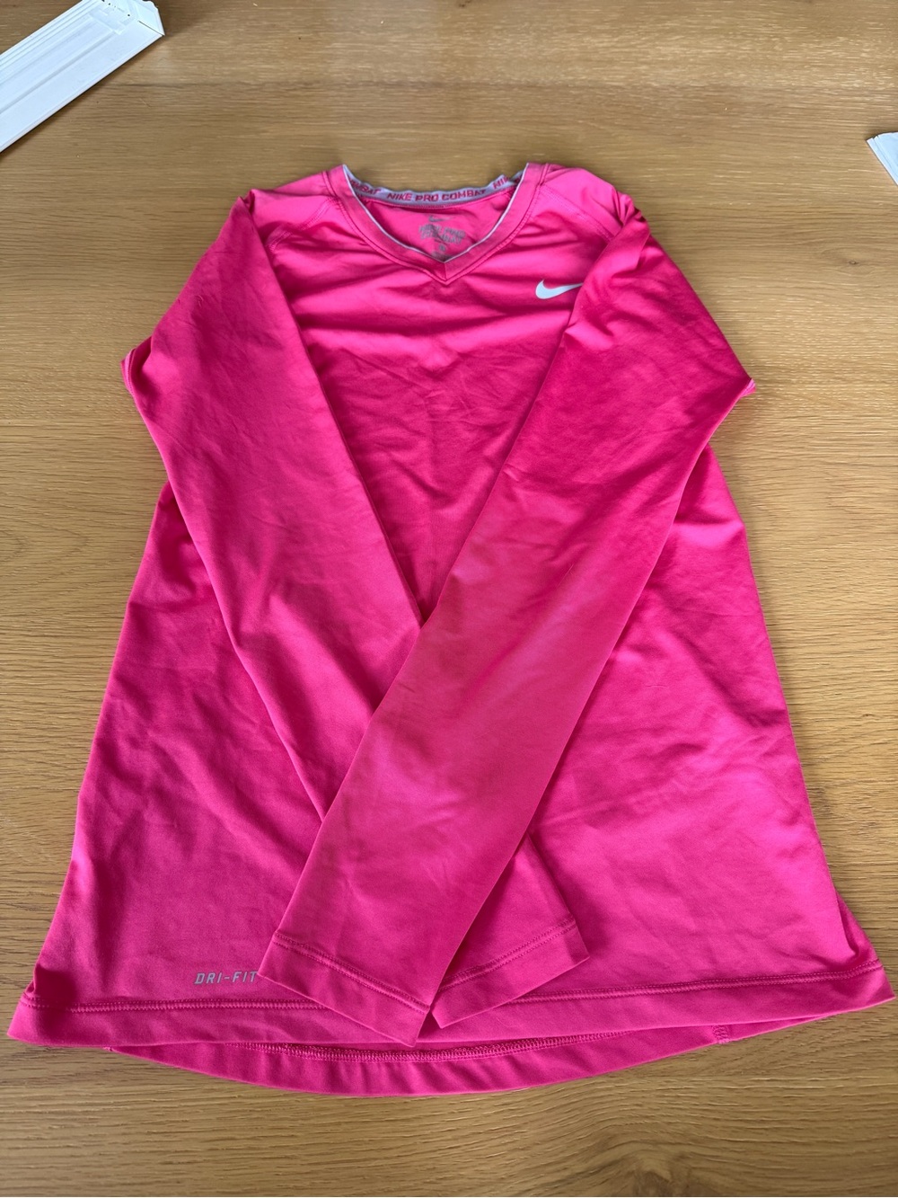 Nike Long Sleeve Dri-FIT Top - Hot Pink